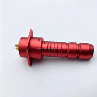 K-Serie Lenkradanschluss mit 2 großen Stromanschlüssen, Aluminiumteile mit eloxiertem Finish in Rot, Grün und Mehrfarbig