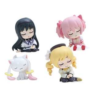 Venta al por mayor, 4 piezas/set, figuras de anime de PVC de Kaname Madoka, Homura <span class=keywords><strong>Akemi</strong></span>, Mami, Tomoe y Kyubey, modelo de juguete para máquina de grúas, adorno de escritorio, regalo - Product Image 5