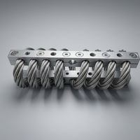 Nouveau support de moteur pour système de missiles Hoan, support d'antenne, roulement en acier inoxydable, isolation contre les chocs et les vibrations, aluminium Jgx-1598d-428b