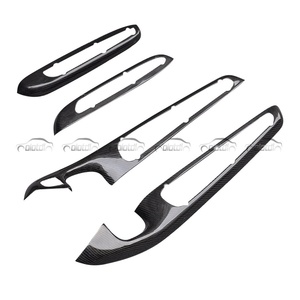 Accesorios Interiores para Automóvil de Fibra de Carbono para BMW E46 M3 2DR 1998-2004, Molduras para Manijas de Puerta Interiores, Estilo Automotriz - Product Image 3