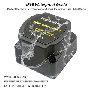 Aislador de batería <span class=keywords><strong>Dual</strong></span> para coche marino, relé sensible al voltaje inteligente, resistente al agua, 12V, 140A - Product Image 5