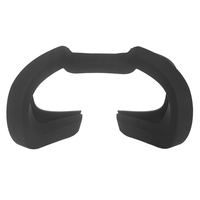 Masker Wajah silikon VR, tahan keringat, untuk Oculus Rift S, bantalan wajah pengganti