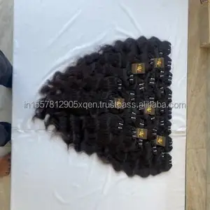 Top Quality Indian Virgin Hair Bundles with Hd Closure Body Wave Human Hair Bundles Raw Mink curly Temple hair