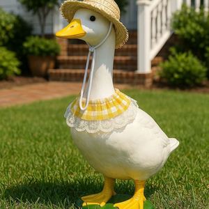 Porch Costume Spring Summer 2026 Country Style Doorway Goose Pet Decoration <b>Dogs</b> - Product Image 2