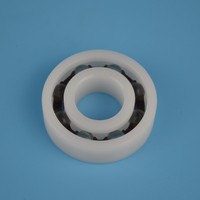 Roulement à rouleaux en plastique POM PA Nylon à faible friction et peu coûteux, précision P2, pour utilisation dans les restaurants