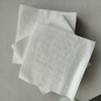 Serviettes en papier blanches jetables en vrac, 1 pli, 33x33cm, pour mariages, fêtes, salles de bain et usage quotidien