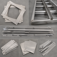 Pièces de fabrication de tôles découpées au laser CNC de précision, composants de pliage en acier au carbone sur mesure pour machines-outils