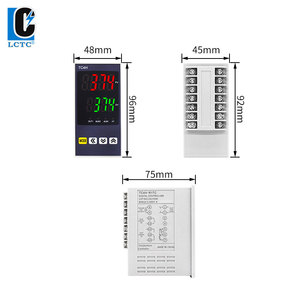 LCTC TC4H תרמוסטט דיגיטלי PID SSR+ממסר/4-20ma פלט בקר טמפרטורת כניסה אוניברסלי ווסת תצוגה דיגיטלית 48*96 - Product Image 3