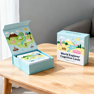 Carte Didattiche di Alta Qualità per Bambini - Carte di Apprendimento in Carta con Colori Personalizzati per <span class=keywords><strong>l</strong></span>'<span class=keywords><strong>Educazione</strong></span> Prescolare e dell'Infanzia in Inglese - Product Image 1