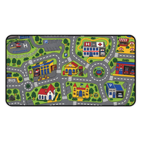 Alfombrilla de Escritorio con Mapa Retro para Niños, Alfombrilla de Ratón con Diseño de los 90, Alfombrilla de Ratón XL para Juegos