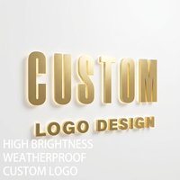 Enseignes LED personnalisées avec logo, lettres rétroéclairées, enseigne de devanture de magasin, enseigne LED pour la publicité du logo de la devanture de magasin