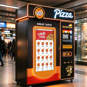 Hightech-Pizzaautomat Snack-Food-Shop Bäckerei Italien Handgemachter Pizzaautomat mit QR-Code für 2 Pizzen gleichzeitig - Product Image 2