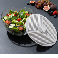 Yobonjee Couvercle de pot en silicone transfrontalier multifonctionnel écologique non toxique pour cuisine, couvercle de bol de conservation des aliments, dessous de plat