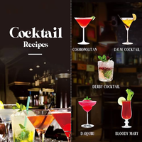 Shaker à cocktails de luxe en acier inoxydable rouge métallisé 400 ml, mélangeur à martini professionnel, barware anti-fuite pour kit de barman
