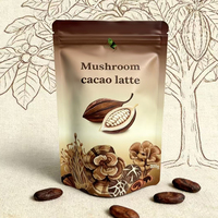 Sachets Mylar refermables personnalisés de qualité alimentaire avec fermeture éclair pour café en grains, cacao, snacks, aliments pour animaux, conserves, chewing-gum, gelée