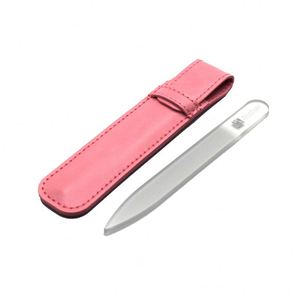 Hot-vente Nano Lime à ongles Logo personnalisé Lime à ongles en verre Lime à talon en verre avec emballage - Product Image 1