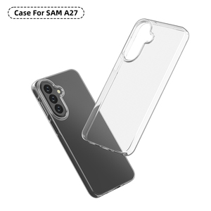 Funda Transparente Delgada y Ligera para Samsung <span class=keywords><strong>Galaxy</strong></span> A27 5G, Carcasa Protectora de TPU Suave, Anti-Golpes y Anti-Rayones - Product Image 4