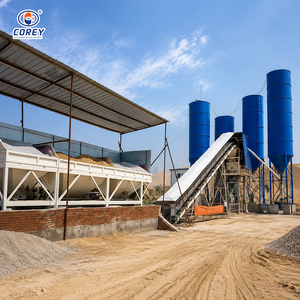 Planta Mezcladora de Concreto Portátil Totalmente Automática de 25m3/h a 240m3/h, Planta Dosificadora de Concreto Móvil Lista para Usar, Garantía de Dos Años - Product Image 2