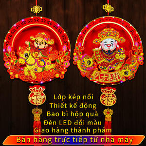 Adornos Luminosos Tridimensionales de Caballo Vietnamita para el Año Nuevo 2026, Decoraciones para el Festival de Primavera, Amuletos de la Riqueza - Product Image 5