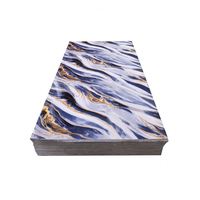 Offre spéciale : plaque en marbre UV, motif marbre, panneau avec revêtement UV pour la décoration des portes de placard et des meubles