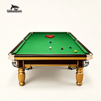 Table de billard snooker pleine grandeur, vente directe d'usine, usage commercial, club, maison, table de billard snooker en bois massif