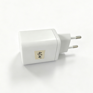 Chargeur mural double USB C 45W, prise EU, chargeur rapide PD PPS, double port Type C, adaptateur secteur de voyage pour téléphone, tablette, ordinateur portable, blanc - Product Image 2