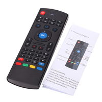 Souris aérienne MX3 2,4 GHz, mini clavier sans fil, télécommande vocale, télécommande d'apprentissage IR pour PC, Android TV Box, Mini X96
