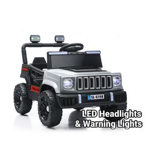 Auto Eléctrico para Niños con Motores Dobles de 6V4Ah, Función de Balanceo para Desarrollo Temprano, Control Remoto con Manillar, Plástico Resistente, Música MP3 - Product Image 6