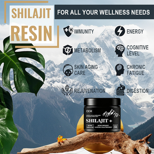 OEM Etiqueta Privada Natural Original Premium Oro Puro Himalaya Shilajit Resina 8 en 1 Honey Stick Extracto Gummies - Product Image 3