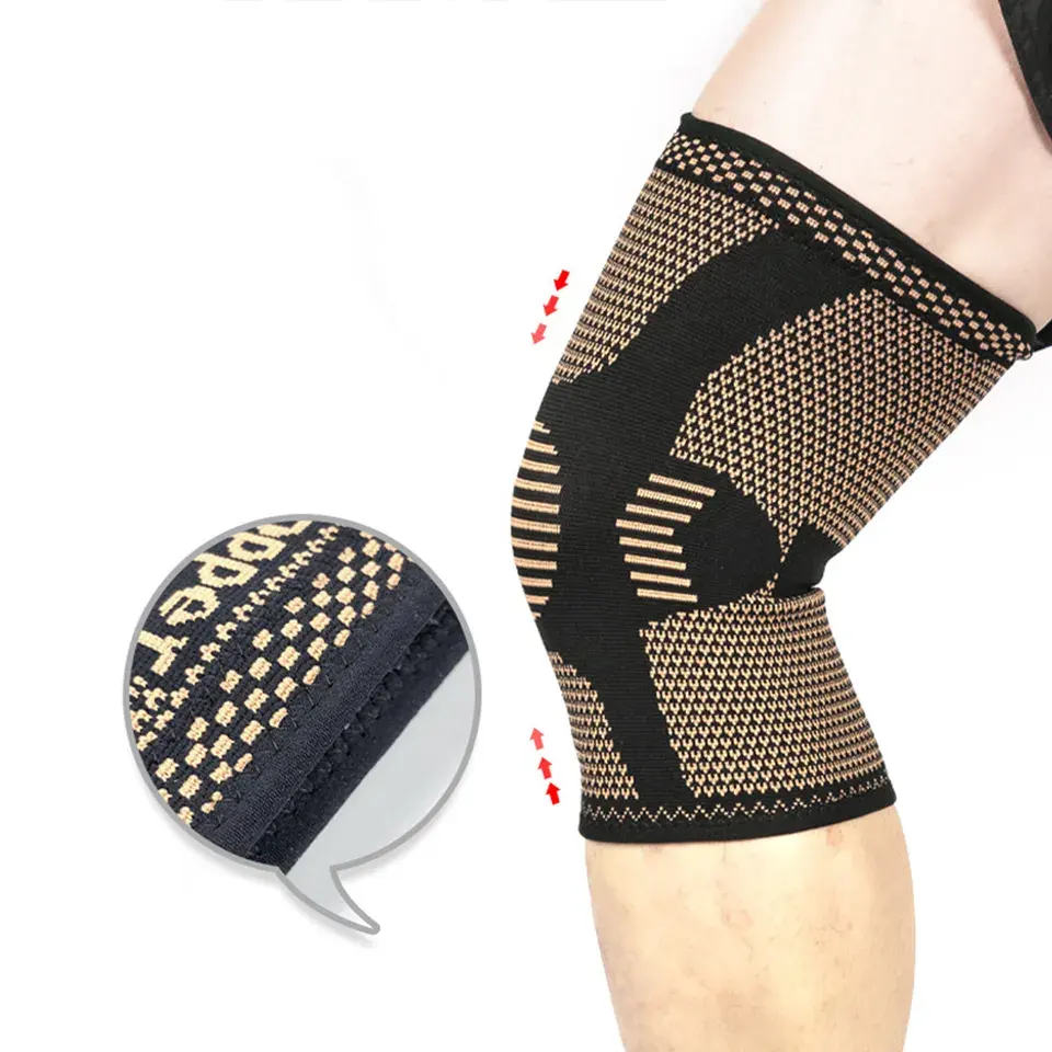 Knee Brace Protection New Soft Outdoor Sports Fiber Stretch Nylon Basketball Volleyball Professional Knee Pads