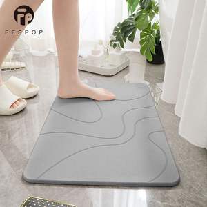 סופר מים סופג מקלחת מחצלת חומר יבש באופן מיידי אבן עיצוב זמין למכירה - Product Image 3