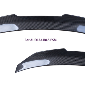 For B8.5 Sedan PSM Style Carbon Fiber <b>Rear</b> <b>Spoiler</b> Trunk Wing 2012-2016 - Product Image 3