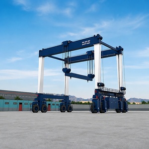 Grue portique robuste de 150 tonnes à pneus en caoutchouc, portée de 30 m, alimentée au diesel, pour la manutention de machines surdimensionnées, prise en charge des commandes en gros - Product Image 6