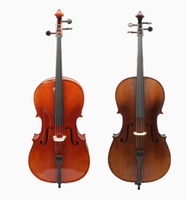 Handmade tiger Patterned Cello with Glossy Matte Diverse Styles for Adult Beginners Professional Grade Cello