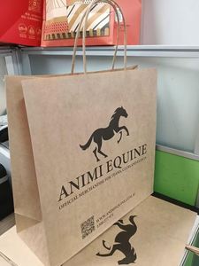 Multi Scene Kraft Carry Bag Customizable Printing Recyclable <b>Paper</b> Bag for Boutique Business Party <b>Gift</b> <b>Wrap</b> - Product Image 3