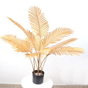 Hot Bán Vàng <span class=keywords><strong>Phoenix</strong></span> <span class=keywords><strong>Palm</strong></span> Cho Trang Trí Nội Thất Nhân Tạo Lá Areca Chrysalidocarpus Lutescens Cây Cọ - Product Image 3