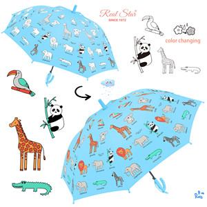 Parapluie magique pour enfant RST, nouveau parapluie à imprimé animal changeant de couleur - Product Image 3