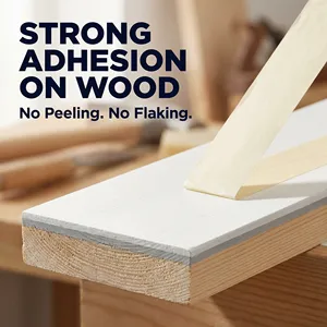 Barniz Ecológico Transparente a Base de Agua, Resistente al Amarilleamiento, Impermeable y Antimanchas, Revestimiento Protector para Muebles de Madera de Interior - Product Image 6