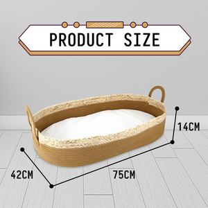 Cesta de cambio de bebé plegable ovalada Premium para recién nacidos - Product Image 4
