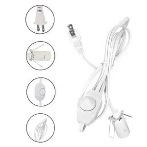 US Plug AC Power Electric Cord Set E12 with Dimmer Switch Salt Lamp Cable & Extension Cords