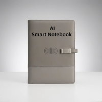 Agenda de Noël à couverture rigide personnalisé en cuir PU, carnet de notes de bureau avec stylo, coffret cadeau d'entreprise