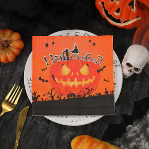 Halloween tissues, food-grade household <b>paper</b>, Halloween party napkins, hotel disposable napkins - Product Image 2