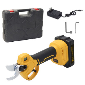 21V Rechargeable Battery Powered <b>Pruners</b> Stainless Steel Blades 20-30 Mm Trimming Diameter For Garden <b>Tree</b> Branch Thinning - Product Image 2