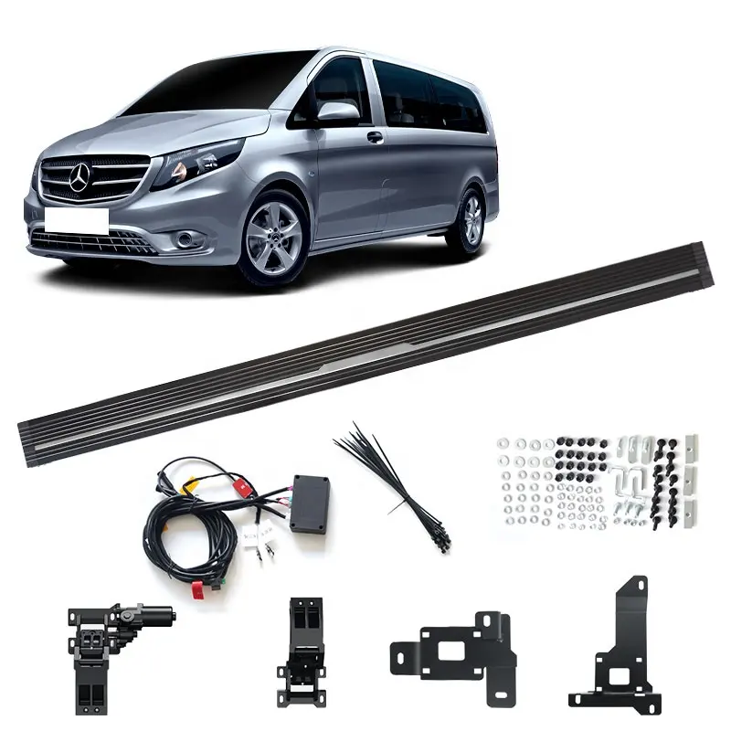 Fabrika özelleştirilmiş çeşitli su geçirmez motor elektrik yan adımlar MERCEDES BENZ Vito sağ orta kapı güç adım