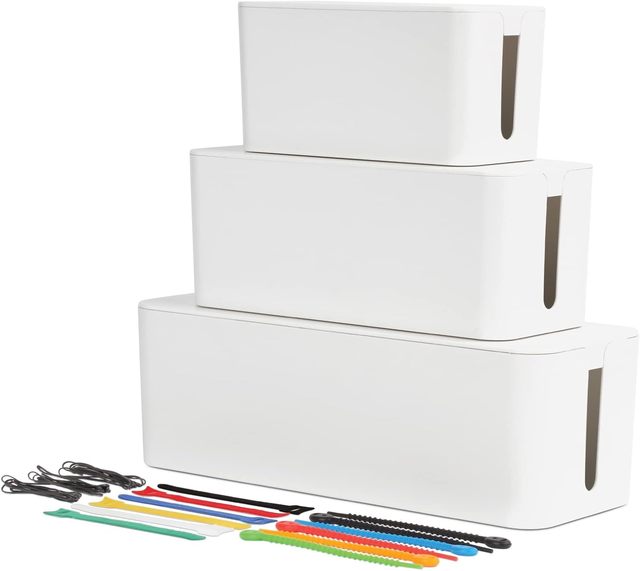 Hot Sell Ningbo Home Accessories Baby Safety Cover Hide Power Strip Organizer Surge Protector Under Desk Cable Management Box