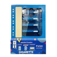 Distributeur automatique mural compact pour cigarettes, masques et lessive, en libre-service, à monnayeur