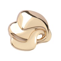 Boutons en métal sur mesure de formes spéciales, placage de haute qualité, boutons en alliage de zinc écologiques, boutons en métal doré pour vêtements