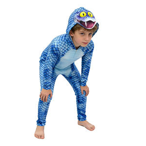 Zootopia Echo Snake Hoodie Cosplay-Kostüm Overall für Kinder und Männer aus Polyester Anime-Rollenspiel-Kleidung - Product Image 6