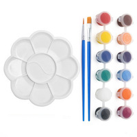 23pcs Enfants Garçons Filles DIY Mini Kit de Peinture sur Toile Art Studio Chevalet Planche de Peinture Pour Jouet Éducatif