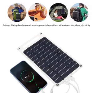 Mini Solar Panels 10 Watt 20watt 30watt Solar Panel 10W ETFE Mono Solar Panel USB Mobile Phone For Outdoor